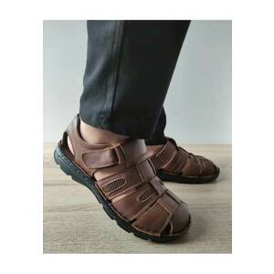 Sandale Casual Barbati 23061 Maro - Maro - imagine