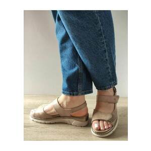 Sandale Casual Dama 12501Vt Mostar 03-N Bej - Bej - imagine