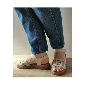 Sandale Casual Dama 33177 Bej - Bej - imagine