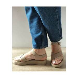 Sandale Casual Dama 246610T Apricot - Apricot - imagine