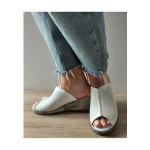 Saboti Casual Dama 22-74 Albi - Alb - imagine