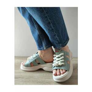 Saboti Casual Dama 60004C 07-N Bleu - Albastru - imagine