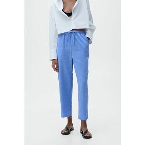 Pantaloni din amestec de in cu snur imagine