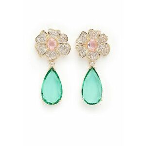 Cercei cu model floral imagine