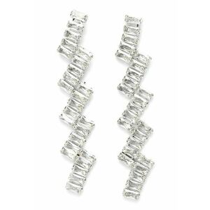 Cercei drop cu cristale imagine