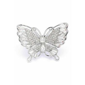 Inel in forma de fluture cu cristale imagine