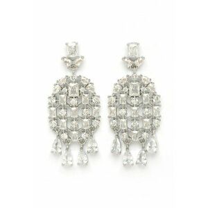 Cercei drop cu cristale imagine