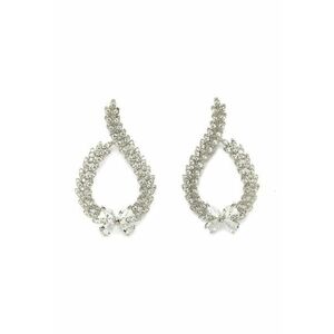 Cercei drop cu cristale imagine