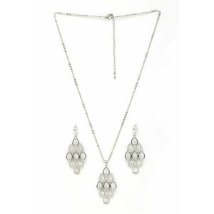 Set de cercei si colier Pearlescent Waterfall imagine