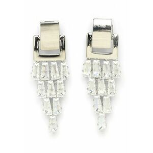 Cercei drop cu cristal imagine