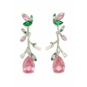 Cercei drop cu model floral Elegant imagine