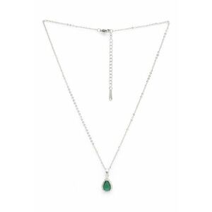 Colier in forma de lacrima - cu cristale imagine