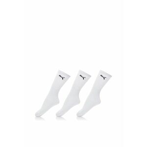 Set de sosete albe lungi Sport - 3 perechi imagine