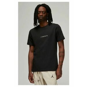 Tricou barbati - M J Emb Jordan Air Crew - Bumbac - Negru - imagine