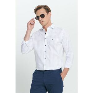 Camasa de bumbac cu guler ascutit imagine