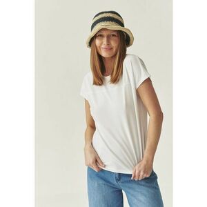 Tricou uni din amestec de modal imagine