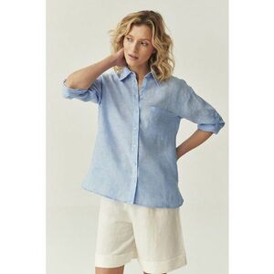 Camasa de in cu buzunar pe piept imagine