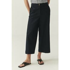 Pantaloni crop cu croiala dreapta imagine