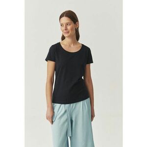 Tricou din bumbac cu decolteu rotund imagine