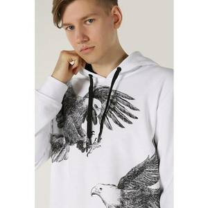 Hanorac / Bluza De Barbati Alb Cl1061757 imagine