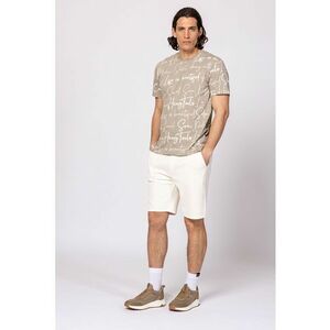 Tricou cu decolteu la baza gatului si imprimeu imagine