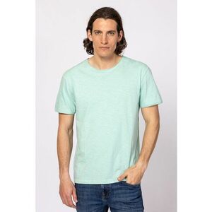 Tricou din bumbac cu decolteu la baza gatului imagine