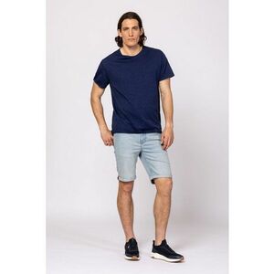 Tricou din bumbac cu decolteu la baza gatului imagine