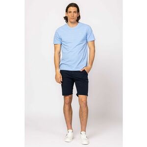 Tricou din bumbac cu decolteu la baza gatului imagine