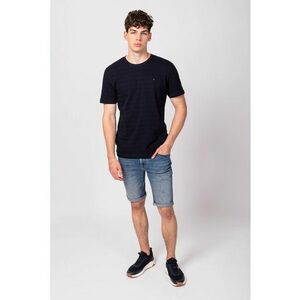 Tricou din bumbac cu decolteu la baza gatului imagine