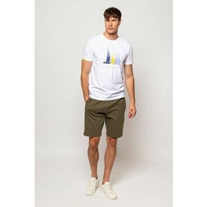 Pantaloni scurti din bumbac cu buzunare laterale imagine