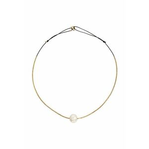 Colier de aur filat de 14K/20 cu perla de apa dulce imagine