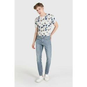 Pantaloni De Barbati Albastru Slim Fit 041 DANNY floral imagine