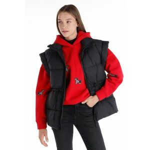 Vesta cu vatelina si cordon in talie imagine