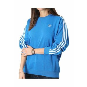 BLuza dama - oversize - albastru - bumbac si poliester imagine