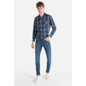 Pantaloni De Barbati Albastru Straight Fit 044 Karl Cl1066313 imagine