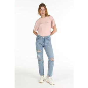 Pantaloni De Dama Albastru Boyfriend Fit 893 Julia Cl1067508 8683197961044 imagine