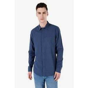 Camasa Cu Maneca Lunga De Barbati Albastru Regular Fit CL1068392 imagine