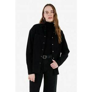 Camasa Cu Maneca Lunga De Dama Negru Regular Fit CL1067256 imagine