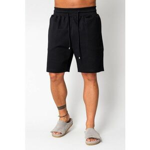 Pantaloni scurti din bumbac Black 17119 imagine