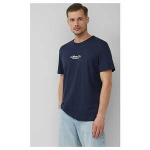 Tricou barbati cu imprimeu cu logo - din bumbac - Regular fit imagine