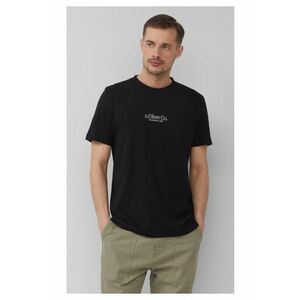 Tricou barbati cu imprimeu cu logo - din bumbac - Regular fit imagine