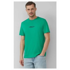 Tricou barbati cu imprimeu cu logo - din bumbac - Regular fit imagine