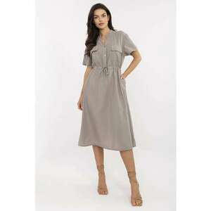 Rochie bumbac - bej - imagine