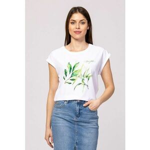 Tricou lejer din amestec de modal cu imprimeu Mona imagine