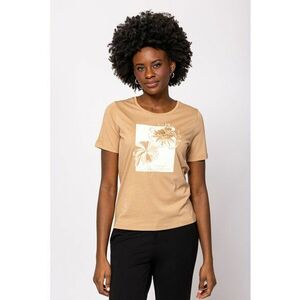 Tricou din amestec de bumbac si modal cu imprimeu floral Metsy imagine