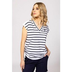 Tricou din amestec de modal cu decolteu in V Malky imagine