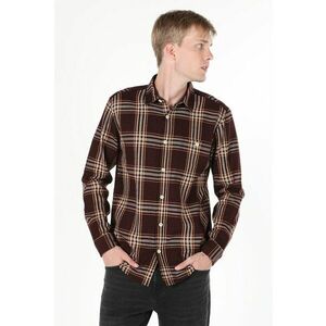 Camasa cu maneci lungi si model in carouri imagine