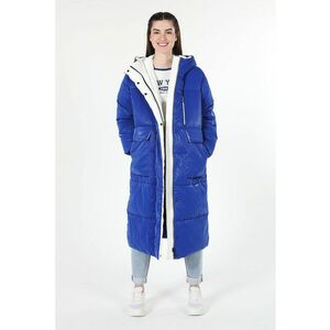 Geaca lunga cu vatelina si gluga imagine