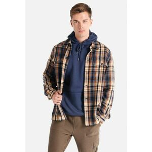 Camasa in carouri cu buzunare aplicate pe piept imagine