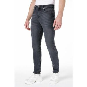 Blugi slim fit cu detalii cu aspect deteriorat imagine